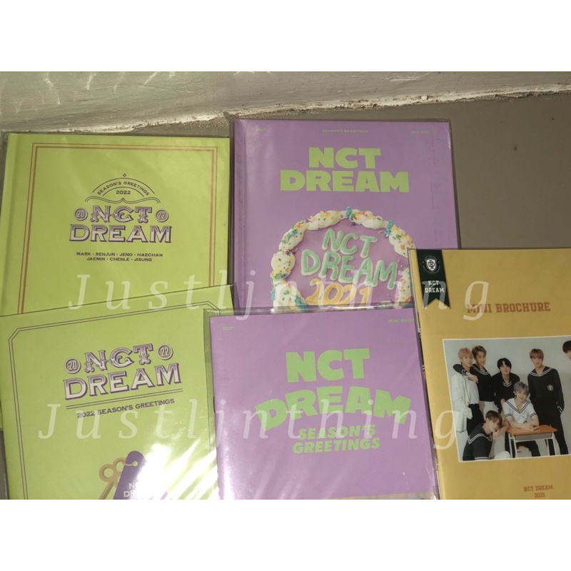 Diary Mini brochure Season Greeting 2021 2022 NCT Dream