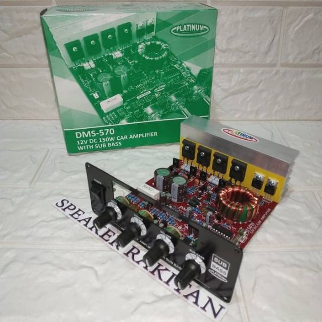 Kit Car Amplifier With Sub Bass 12V 150W Stereo DMS-570