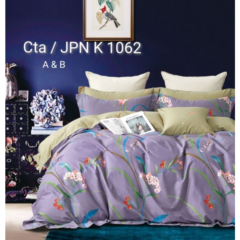 sprei bahan katun jepang