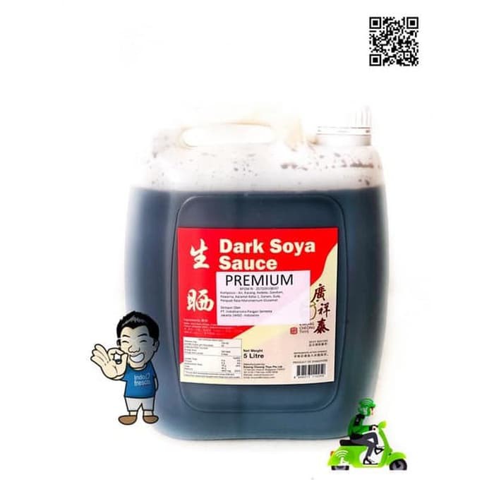 

Kwong Cheong Thye KCT Dark Soya Sauce Premium- Kecap Hitam 5L- GOSEND