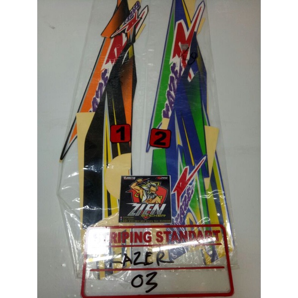 striping Kawasaki Kaze r 2003