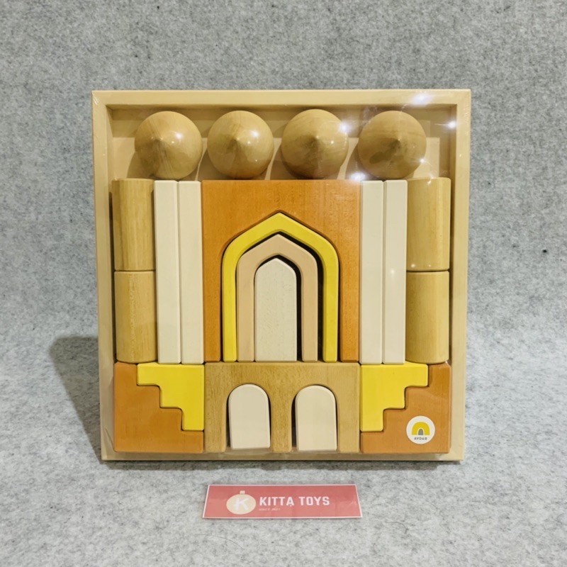 Avdar Castle Block Set - Avdar Toys Original Mainan Kayu Balok Edukasi