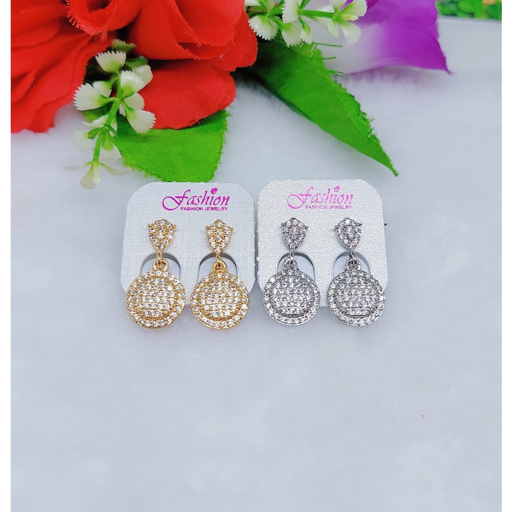 Anting xuping permata lapis emas perhiasan fashion 0472-0475