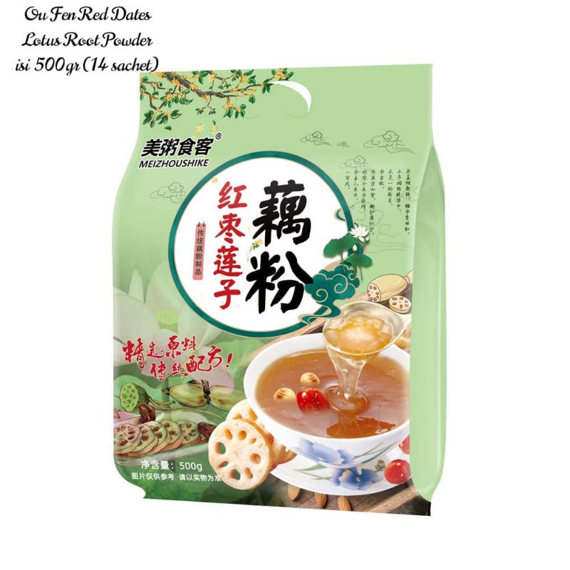 

Ou Fen Red Dates Meizhoushike 1 pack isi 14 Sachet mini - Praktis di bawa keluar saat travelling