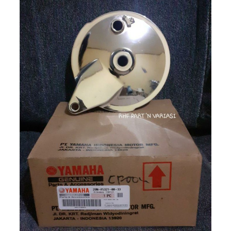 PANEL TROMOL RX KING / TUTUP TROMOL RX KING  ORI FINISHING CHROME PNP VELG RCB