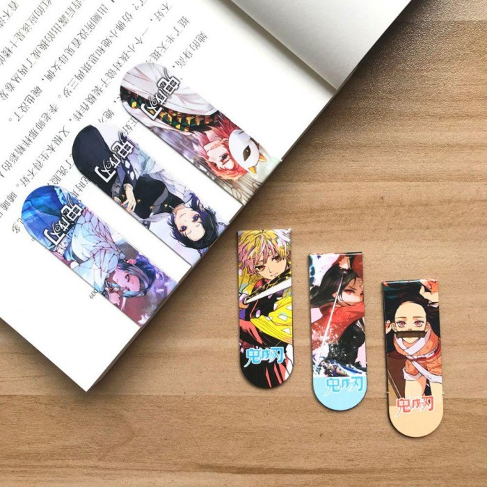 

EDSTA Leota Pembatas Buku Magnet Motif Kartun Anime Jujutsu