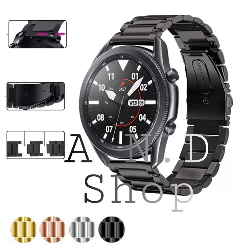 SAMSUNG GALAXY WATCH 3 45MM STAINLESS STEEL STRAP WATCH