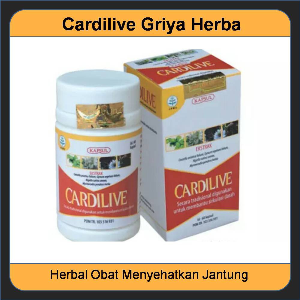 

Cardilive Griya Herba| Kapsuk Ekstrak Herbal Obat Pembengkaka Jantung Koroner Bengkak