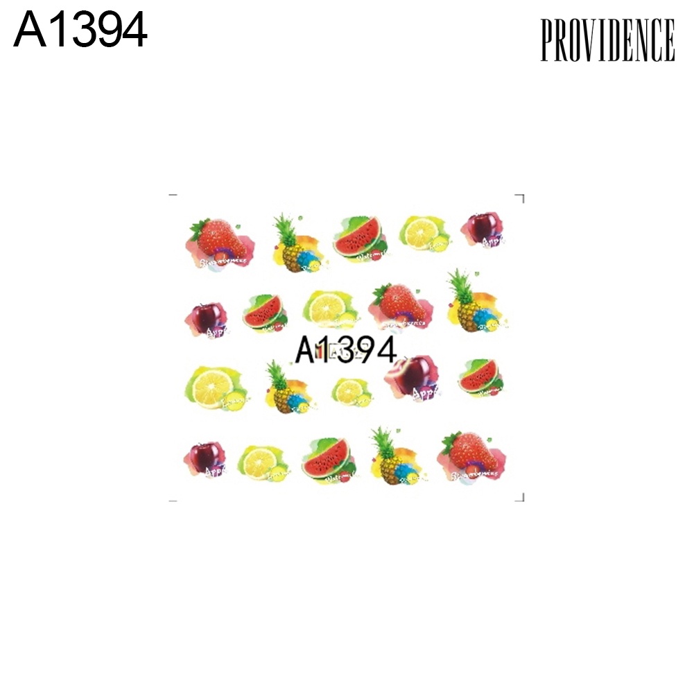 Providence Stiker Decal Motif Buah Untuk Dekorasi Nail Art / Manicure Diy