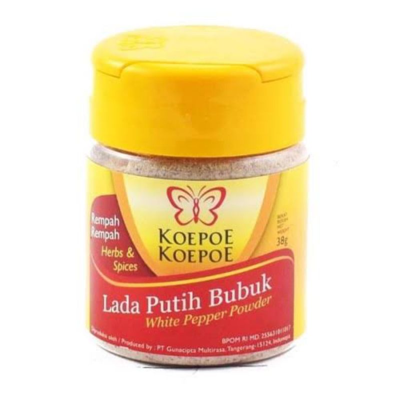 

KOEPOE KOEPOE Bumbu Rempah Merica Lada Putih 38gr White Pepper