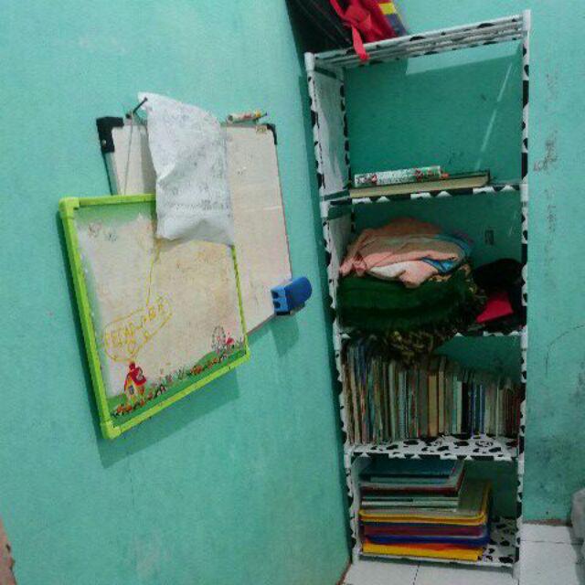 Rak Buku Portable SINGLE Rak Serbaguna 5 Layer 4 Susun Rak Buku Portable SINGLE Rak Serbaguna 5 Layer 4 Susun