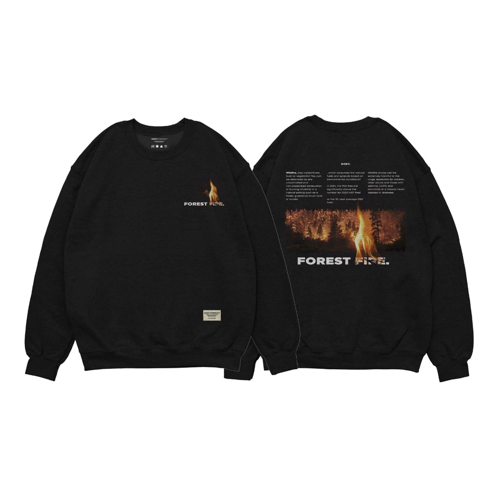 Dozy crewneck unisex premium CN004 forest fire