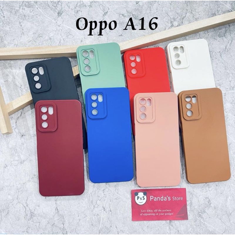 Softcase Pro Camera Oppo A16 Candy Case Full Color 3D Silikon TPU
