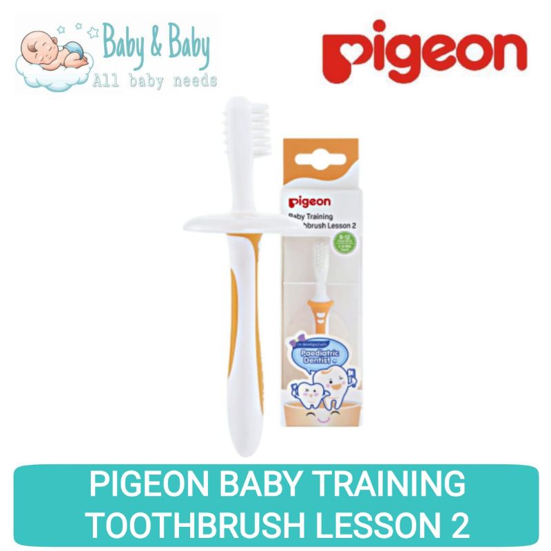 PIGEON Baby Training Toothbrush Lesson 2 Sikat Gigi Bayi