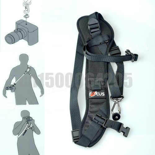 Focus F1 Sling Belt Shoulder Strap Kamera - Black