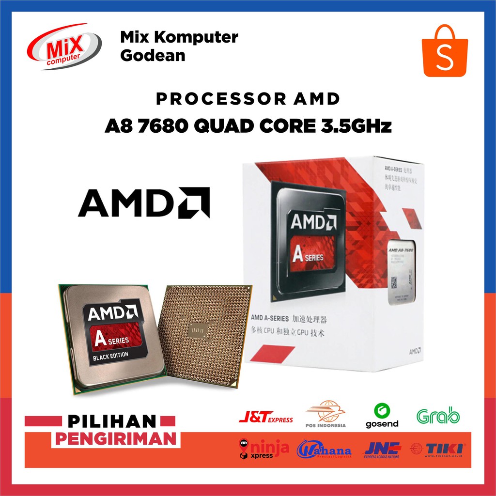 Processor AMD A8 7680 Quad Core 3.5 GHz with Radeon R7 Graphics