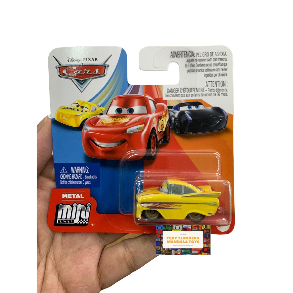 Disney Pixar Cars Mini Racers Ramone Kuning - 4 cm