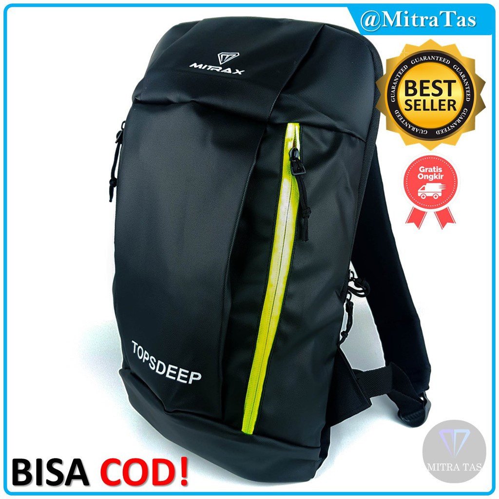 Ransel Sepeda Mitrax Sergio Bahan Kulit Bimo Waterproof! Backpack Serbaguna dengan Kualitas Terbaik!