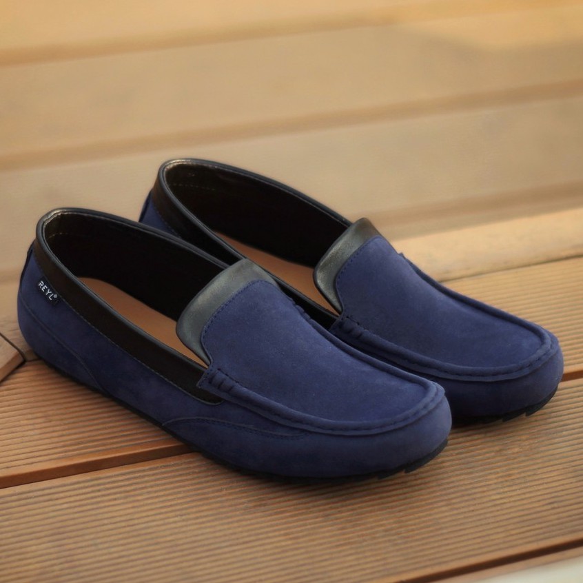 POP NAVY |FORIND x Reyl| Sepatu Suede Jalan Vintage Klasik Casual Pria Boat Ori Original Footwear