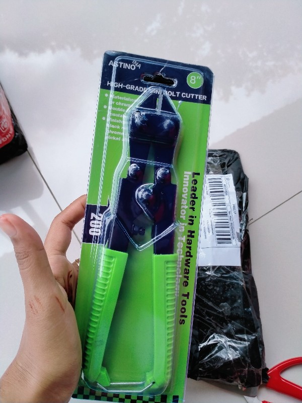 Gunting Beton Mini 8 Inc Bolt Cutter Inch Pemotong Paku Inci Tang Potong Kawat Besi 22cm 9dim