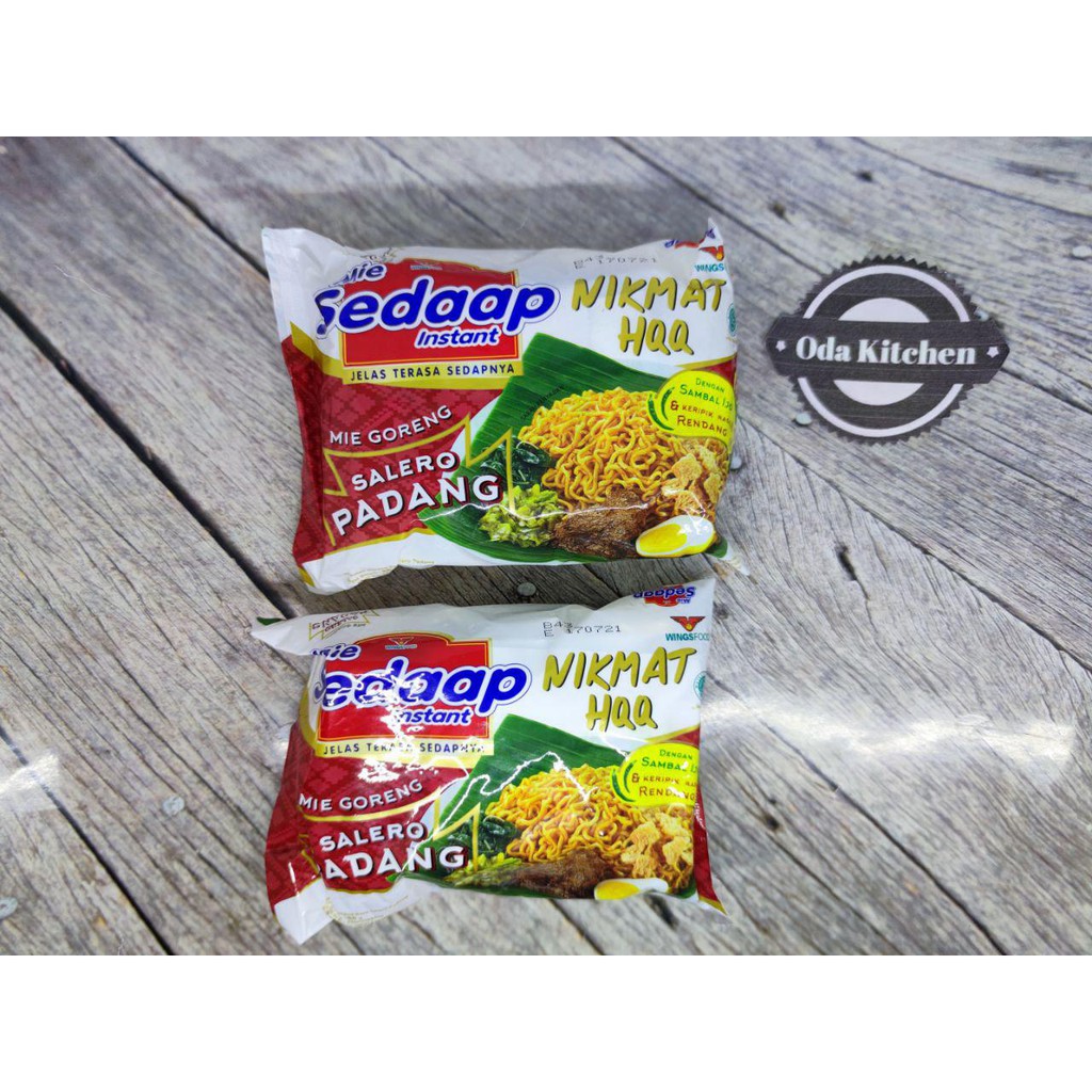 MIE SEDAAP SEDAP MIE GORENG SALERO PADANG 86gr