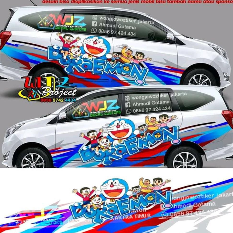 Gambar Stiker Mobil Doraemon Stiker Doraemon