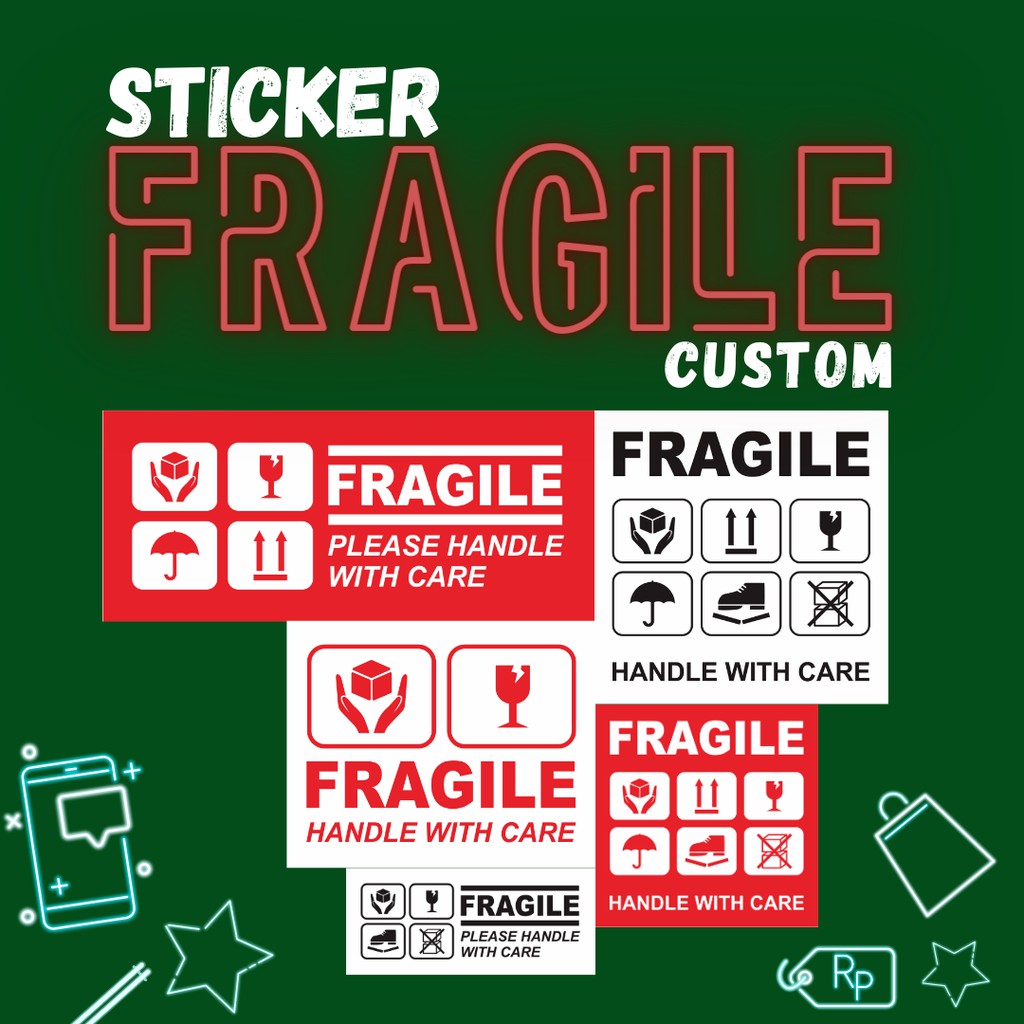 

Sticker Fragile - Sticker Fragile Murah Custom