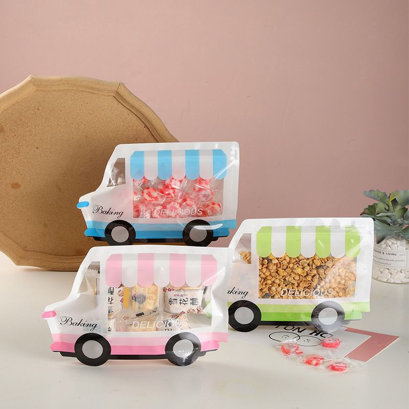 

Plastik klip ziplock Bag Motif mobil unik lucu Packaging