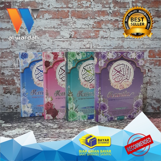 Al Quran Wanita Terjemahan dan Tajwid Ukuran A6 HC / Packing Kardus