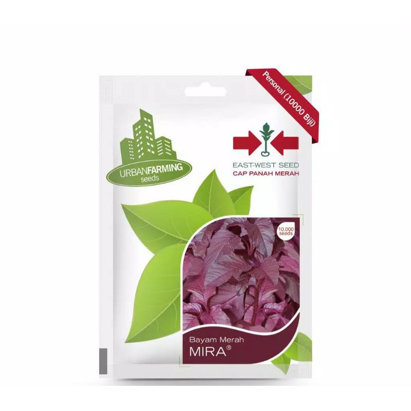 Benih - Bibit Bayam Merah Mira Cap Panah Merah