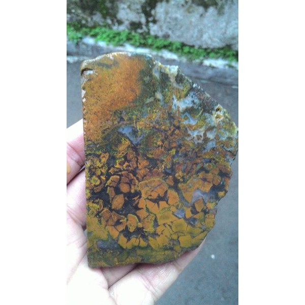 PancaWarna Kristal Agate Karawang Rough HQ Motif HADE Super Murah !!!