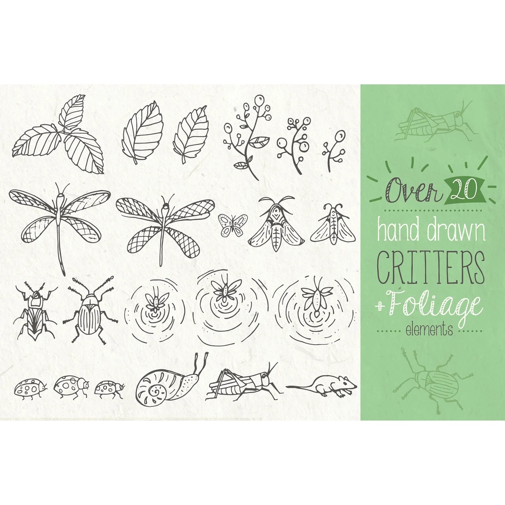 Night Creatures Clip Art Vectors