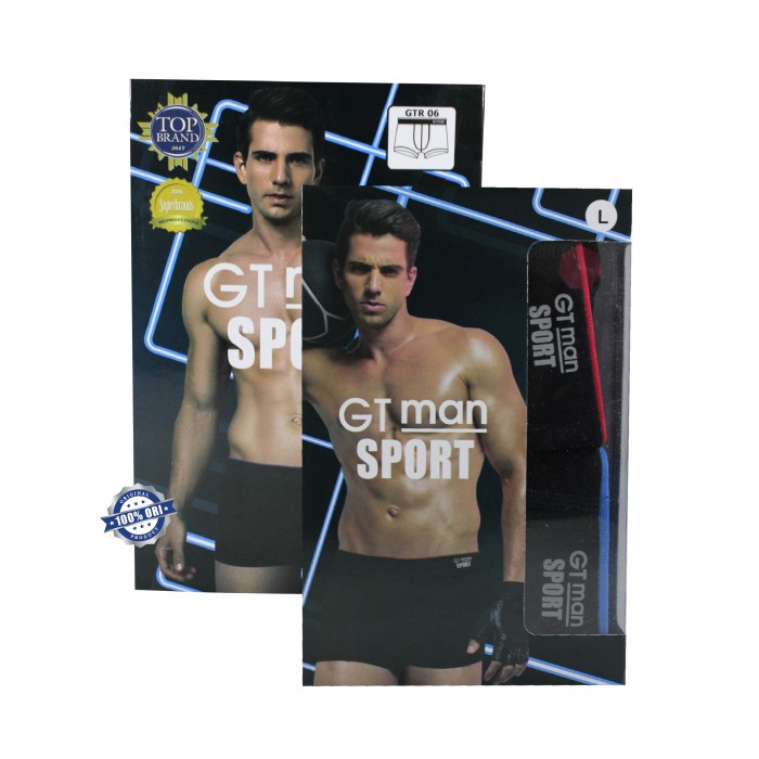 Celana Dalam Underwear Boxer Brief Pria - GT Man GTR06 - Isi 2 pcs