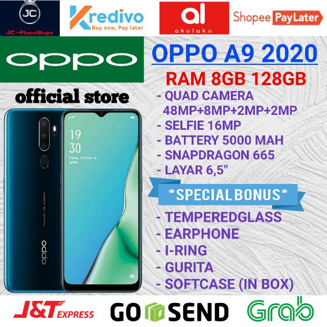 OPPO A9 2020 RAM 8GB 128GB - BONUS