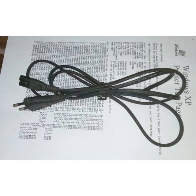 Kabel power printer bekas Original