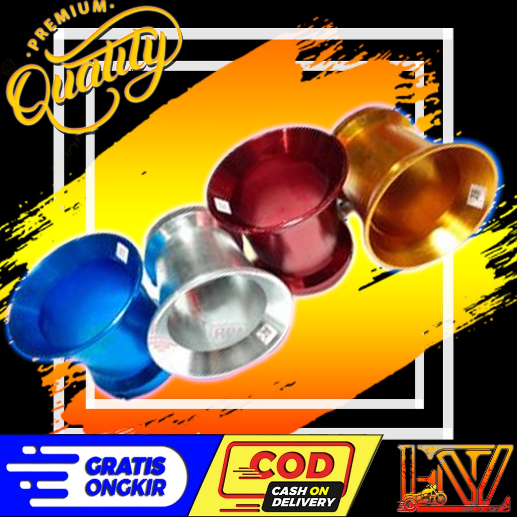 Corong Velocity Panjang Karbu Karbulator Almunium PE 26 PWK PWL PWM PJ SUDCO King Grand GL Megapro T