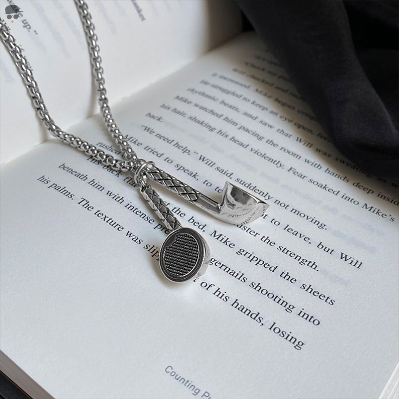 Kalung Rantai Panjang Dengan Liontin Earphone Gaya Hip Hop Untuk Wanita