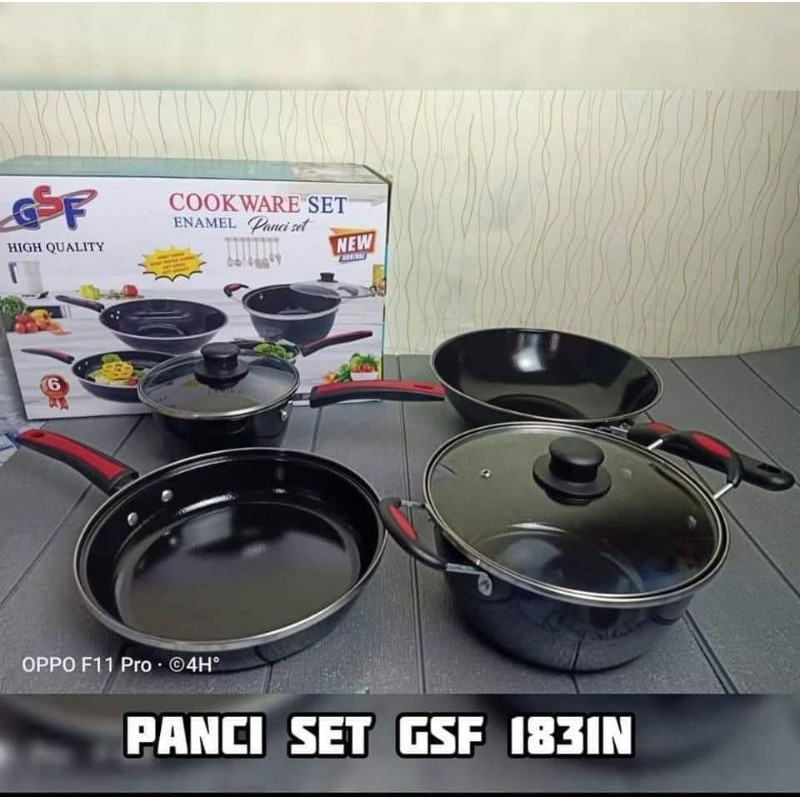 Panci set Enamel gsf 1831
