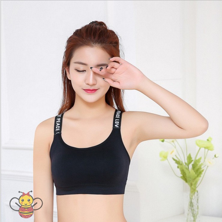 BEE - Sport Bra Munafie Push Up Gym Fitness Senam Zumba Jogging Yoga Pakaian Dalam Olahraga TM 5043