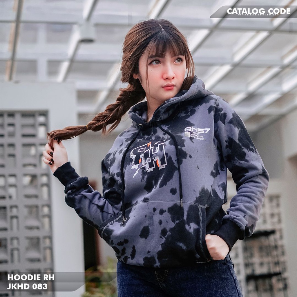 [ PROMO BELI 2 ONGKIR 1 ] JAKET HOODIE RH57 ORIGINAL JKHD 083 HOODIE RACING HELL PRIA WANITA TERLARI