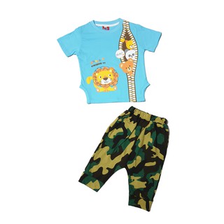 Setelan Baju Anak  Lakilaki 1  2 Tahun  Celana  Jogger  Lion 