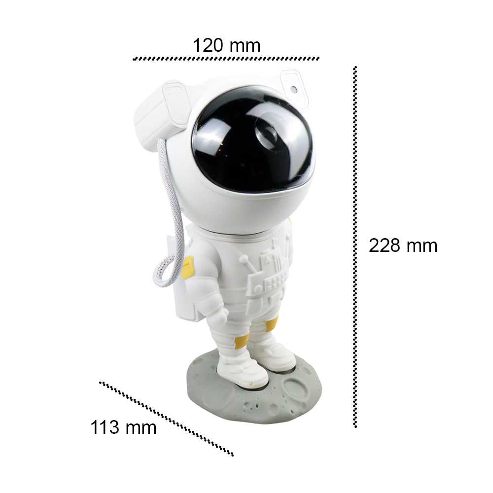 TD - DAP YANKE Lampu Proyektor Tidur Cahaya Bintang Astronaut Light - HD481