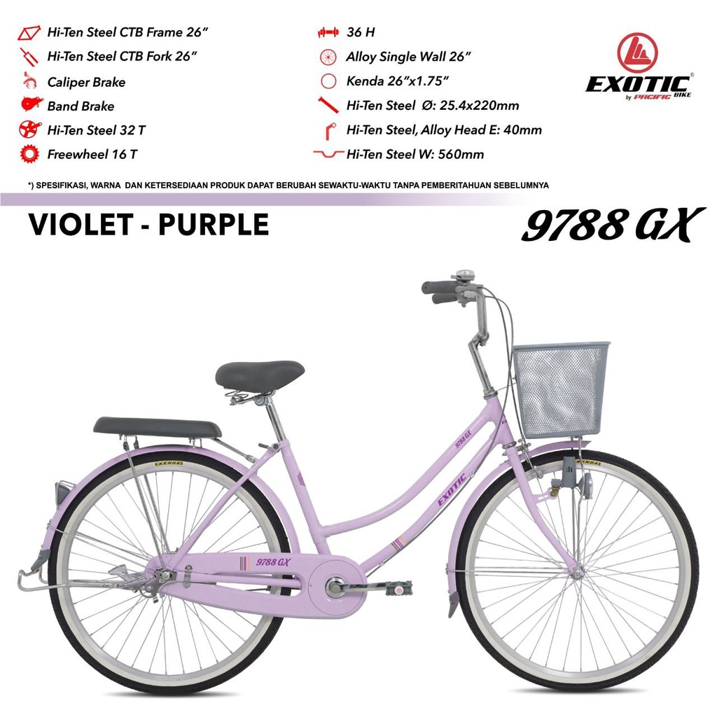 Sepeda CTB Mini 26 Exotic 9788 Gx