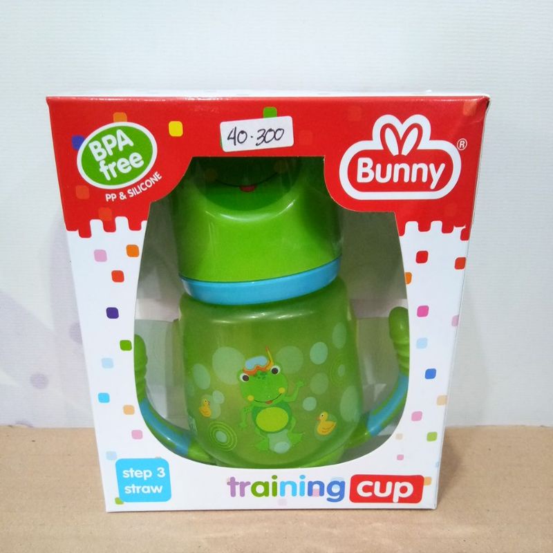 LUSTY BUNNY STRAW TRAINING CUP PLAY ANIMAL 210ML DG-0010