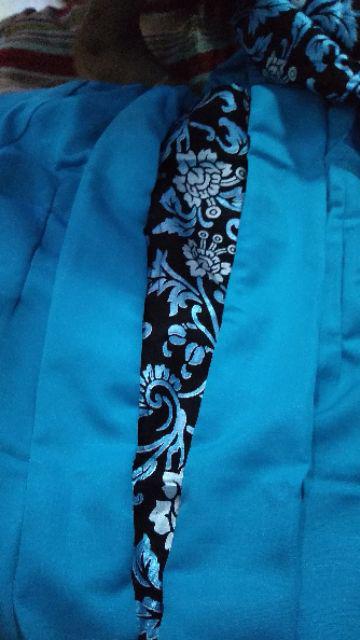 [couple Biru Saja] Srg 732 Couple Rovella Sarimbit Batik Modern Prada Kutu Baru Seragam Pesta Muslim