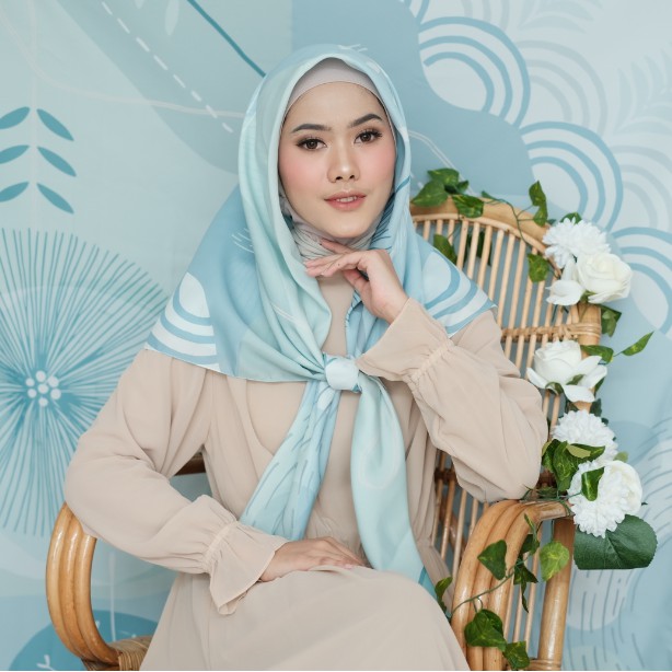 KERUDUNG SEGI EMPAT PRINTING MOTIF JILBAB SEGIEMPAT HIJAB SEGIEMPAT SCARF VERANA