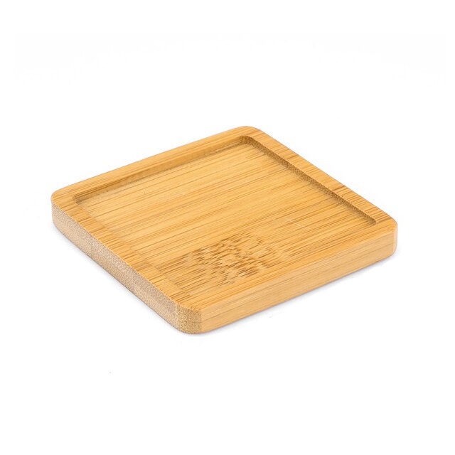 Alas Tatakan Pot Tanaman Dekorasi Minimalism Bamboo Tray Persegi - EQF301 - Wooden