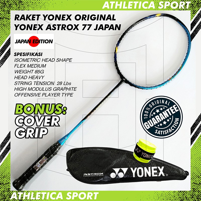 RAKET BADMINTON YONEX ASTROX 77 ORIGINAL JAPAN BLUE