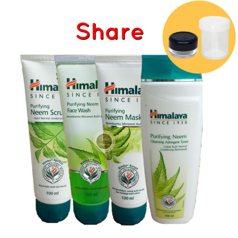 (Share) Himalaya Purifying Neem Mask Scrub Toner Face Wash