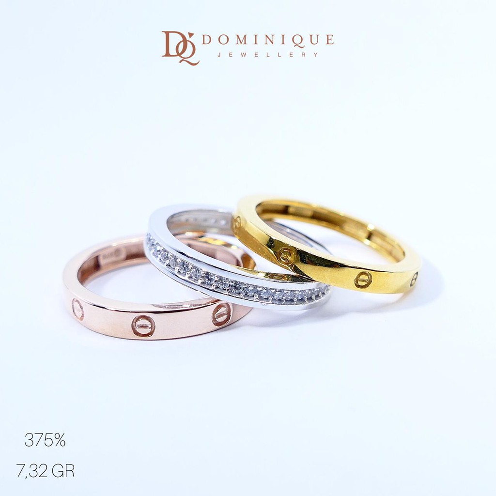 

Dominique Jewelley - Cincin Kadar 375 DQ 014